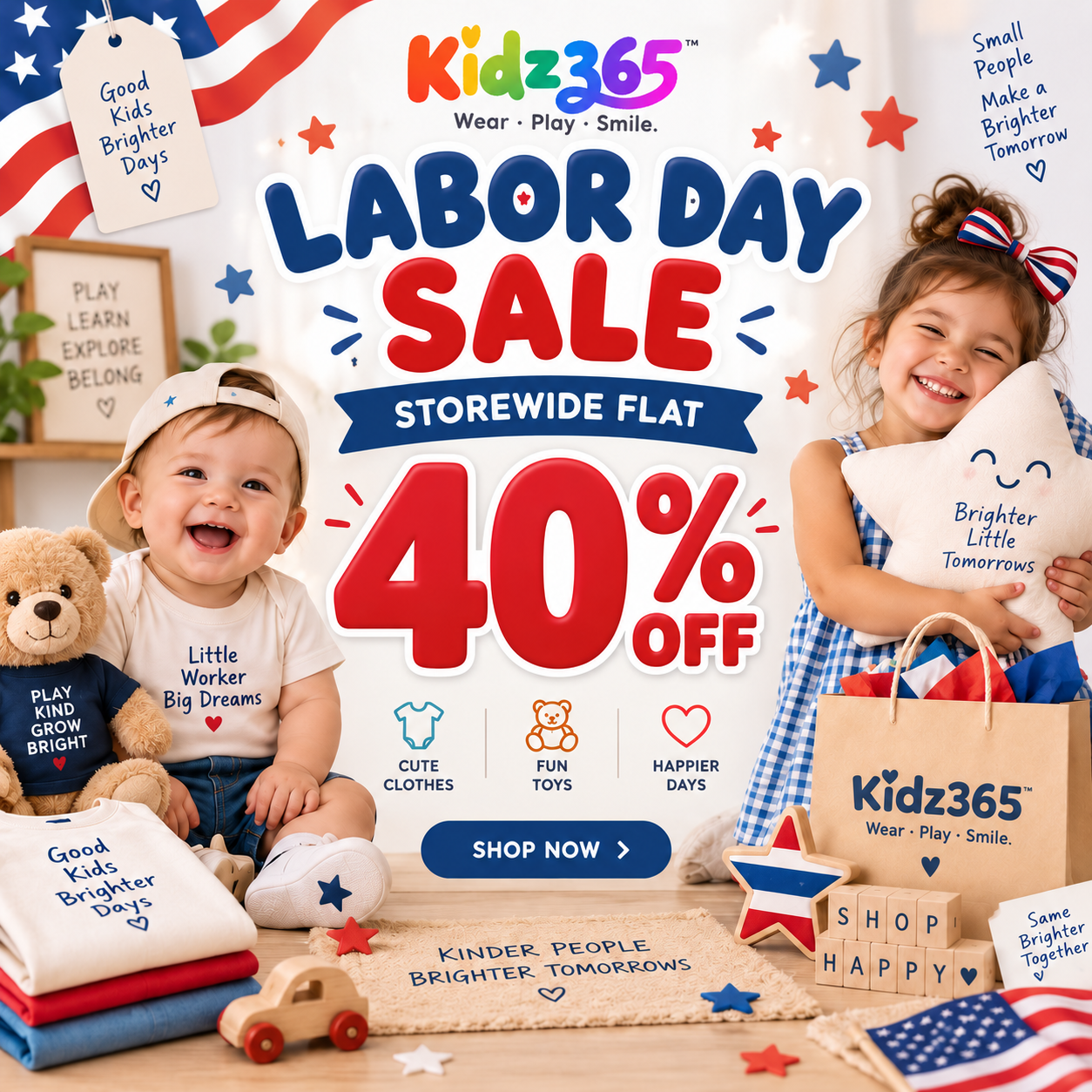 Labor Day Sale, store wide Flat 40% off 🎉